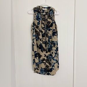 Renee C Floral Sleeveless Dress